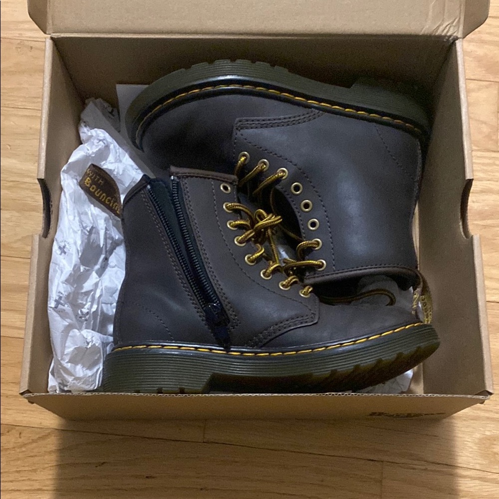 Dr. Martens Brown Leather Boots